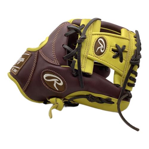 RAWLINGS (ローリングス) HOH MLB カラーシンク 軟式グローブ GR4HMN52W イエロー×ブラウン