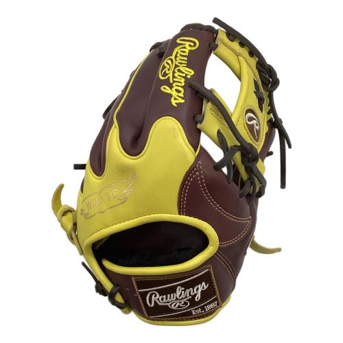 RAWLINGS (ローリングス) HOH MLB カラーシンク 軟式グローブ GR4HMN52W イエロー×ブラウン