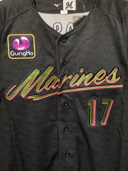 千葉ロッテマリーンズ (チバロッテマリーンズ) ブラックサマー2024 応援グッズ 12JRMM8817 SIZE S ブラック