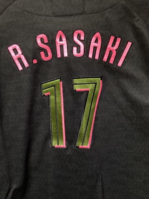 千葉ロッテマリーンズ (チバロッテマリーンズ) ブラックサマー2024 応援グッズ 12JRMM8817 SIZE S ブラック