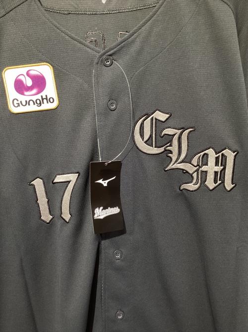 千葉ロッテマリーンズ (チバロッテマリーンズ) サードレプリカ 応援グッズ 12JRMM8217 O グレー