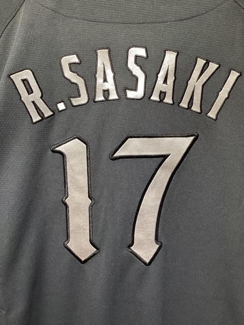 千葉ロッテマリーンズ (チバロッテマリーンズ) サードレプリカ 応援グッズ 12JRMM8217 O グレー