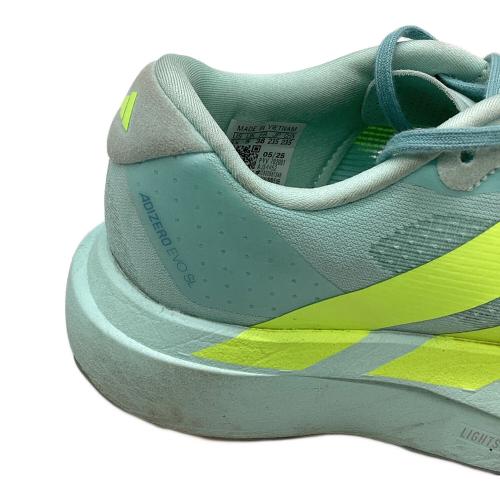 adidas (アディダス) ランニングシューズ JS4452 アディゼロ EVO SL レディース SIZE 23.5cm スカイブルー/ターコイズ