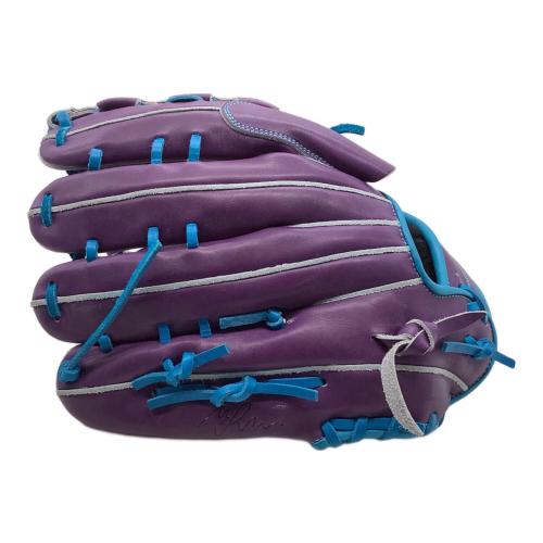 RYU (リュウ) 店舗限定オーダー 硬式グローブ RYU-103 収納ケース付 パープル×スカイブルー