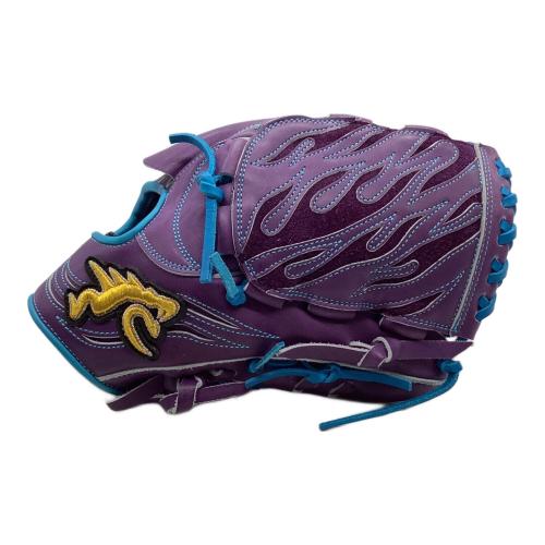 RYU (リュウ) 店舗限定オーダー 硬式グローブ RYU-103 収納ケース付 パープル×スカイブルー