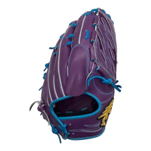 RYU (リュウ) 店舗限定オーダー 硬式グローブ RYU-103 収納ケース付 パープル×スカイブルー