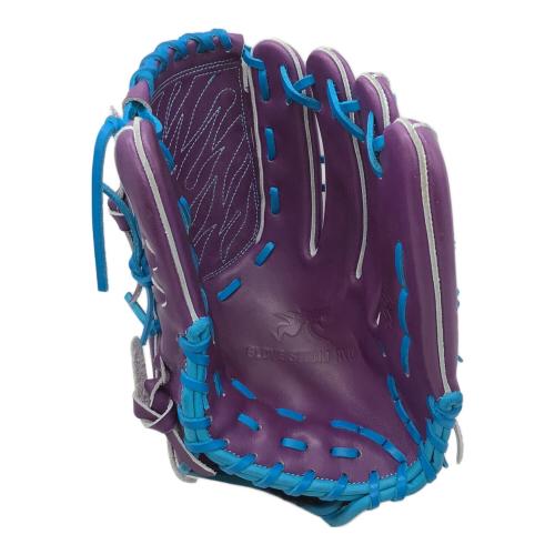 RYU (リュウ) 店舗限定オーダー 硬式グローブ RYU-103 収納ケース付 パープル×スカイブルー