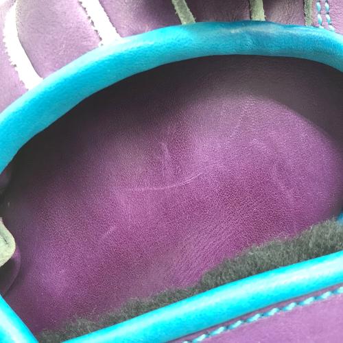 RYU (リュウ) 店舗限定オーダー 硬式グローブ RYU-103 収納ケース付 パープル×スカイブルー