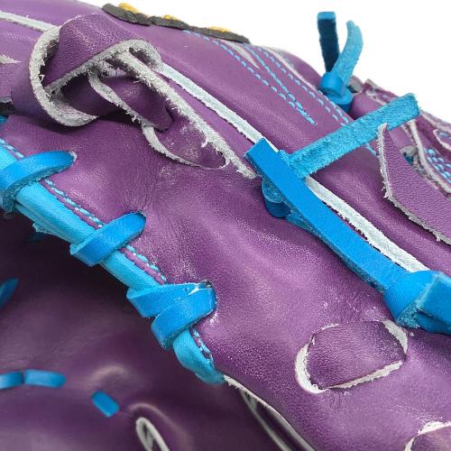 RYU (リュウ) 店舗限定オーダー 硬式グローブ RYU-103 収納ケース付 パープル×スカイブルー