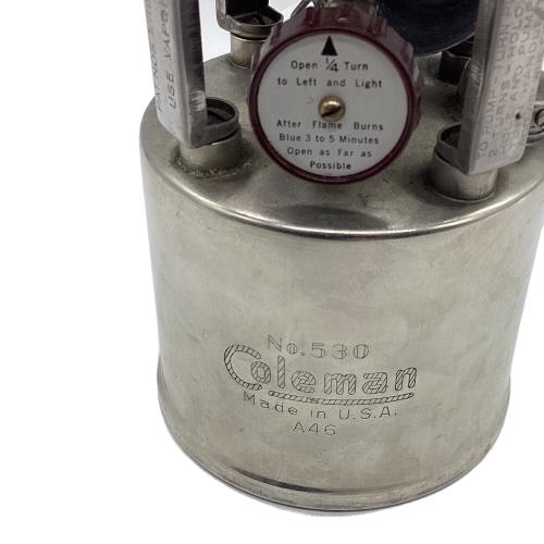 Coleman (コールマン) GIストーブ ガソリンシングルバーナー 530-299 USNAVY巾着付 ヴィンテージ
