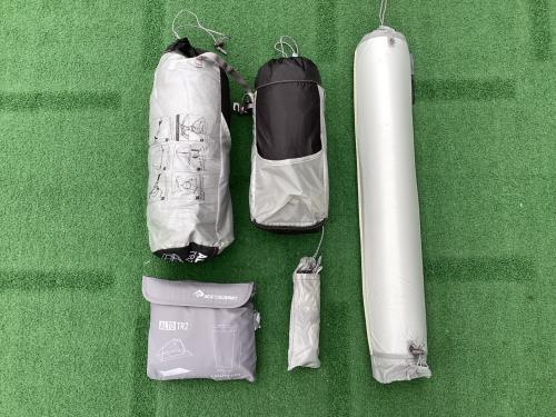 SEA TO SUMMIT (シートゥサミット) 登山用テント グランドシート・ヨゴレ/ポール小キズ/インナー小ヨゴレ アルトTR2テント