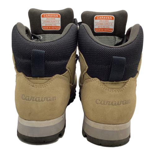 CARAVAN (キャラバン) ハイカット(ソフトソール) トレッキングシューズ ユニセックス SIZE 24cm ベージュ