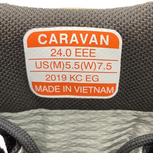 CARAVAN (キャラバン) ハイカット(ソフトソール) トレッキングシューズ ユニセックス SIZE 24cm ベージュ