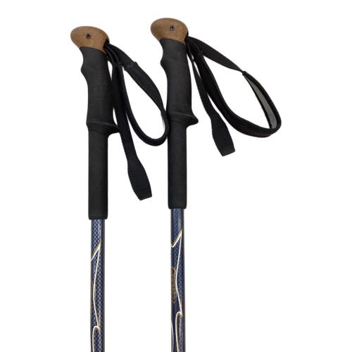 GRIPWELL (グリップウェル) トレッキングポール 2本セット 100-125cm ネイビー