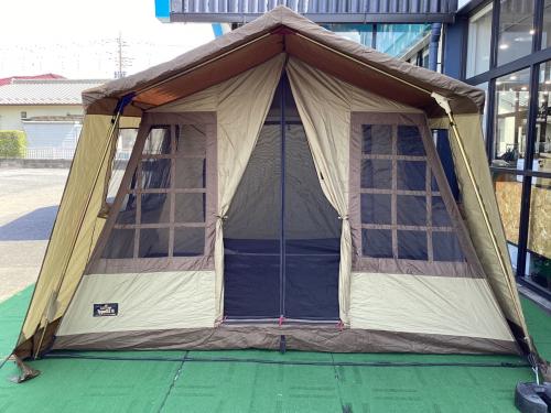 OGAWA (オガワ) ロッジテント 2252-80 ベタツキ小・小穴・キズ・ヨゴレ有 オーナーロッジタイプ52R