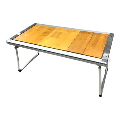 Snow peak (スノーピーク) アウトドアテーブル CK-080R IGT規格対応/3ユニットサイズ シルバー×ブラウン エントリーIGT