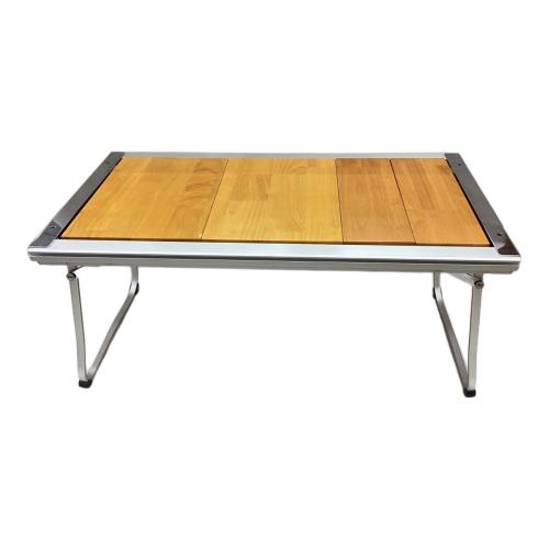 Snow peak (スノーピーク) アウトドアテーブル CK-080R IGT規格対応/3ユニットサイズ シルバー×ブラウン エントリーIGT