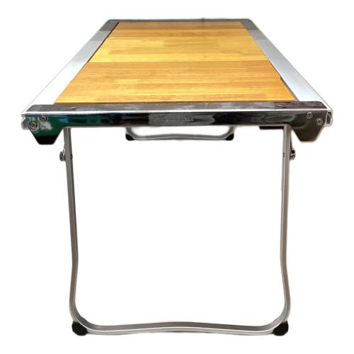 Snow peak (スノーピーク) アウトドアテーブル CK-080R IGT規格対応/3ユニットサイズ シルバー×ブラウン エントリーIGT