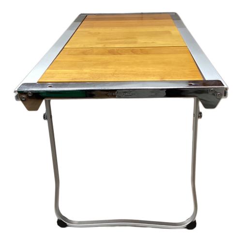 Snow peak (スノーピーク) アウトドアテーブル CK-080R IGT規格対応/3ユニットサイズ シルバー×ブラウン エントリーIGT