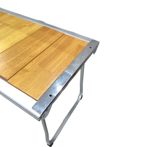 Snow peak (スノーピーク) アウトドアテーブル CK-080R IGT規格対応/3ユニットサイズ シルバー×ブラウン エントリーIGT