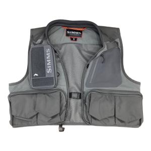 simms (シムスタイル) ベスト フィッシングウェア メンズ SIZE S グレー