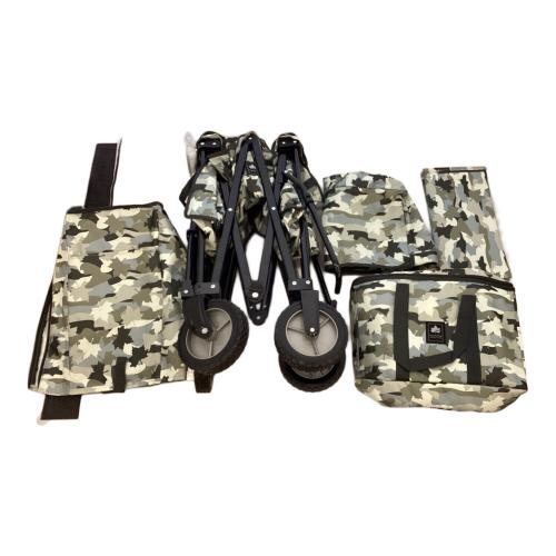 LOGOS (ロゴス) キャリーワゴン カモフラ 丸洗いスマートキャリーwithクーラーバッグ