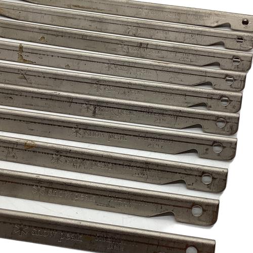 Snow peak (スノーピーク) ペグ チタン・10本セット 約20㎝ チタンVペグ