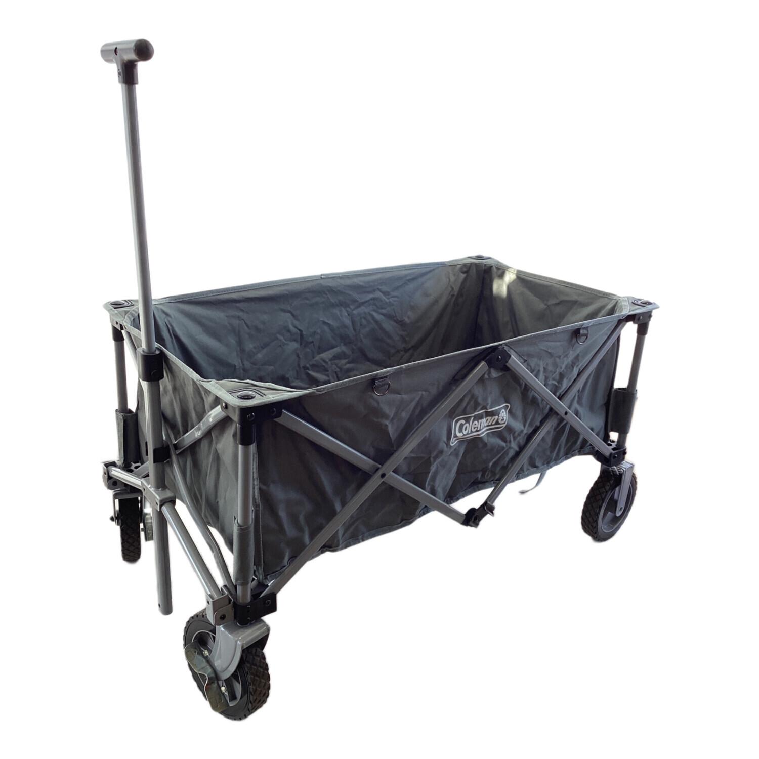 【ご来店引取大特価】Coleman グレー キャリーカート Coleman (コールマン) キャリーワゴン グレー アウトドアワゴン