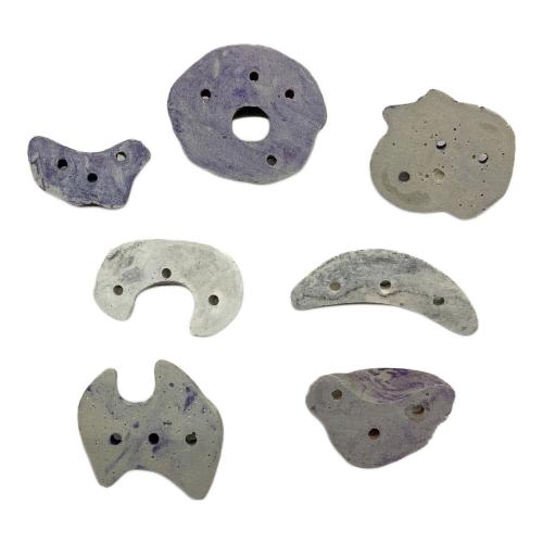 登山雑貨 40個/サイズ形状カラーMIX/現状案内 ボルダリング用ホールド