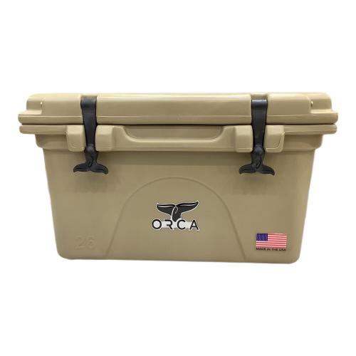 ORCA (オルカ) ロトモールドクーラー クーラーボックス ORCT026 26QT/約25L タンカラー/ライトブラウン
