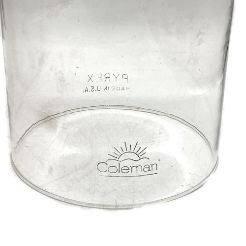 Coleman (コールマン) ランタンアクセサリー サンシャインロゴ/グリーンレター/PYREX/横線歪み有 290など向け 交換用耐熱ガラスグローブ
