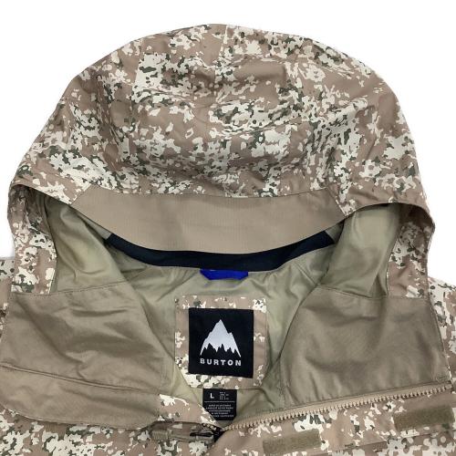 BURTON (バートン) M FROSTNER ANORAK スノーボードウェア(ジャケット) 23-24モデル メンズ SIZE L カーキ