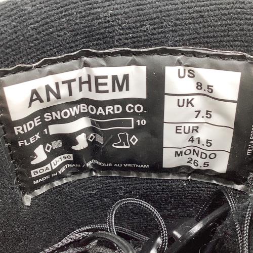 RIDE (ライド) ANTHEM スノーボードブーツ メンズ SIZE 26.5cm ブラック