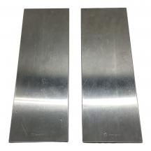 Snow peak (スノーピーク) ファニチャーアクセサリー CK-120 0.5ユニットトレー2枚セット穴無し/ケース無し/廃盤品 アイアングリルテーブル ステンレストレー 2Pセット