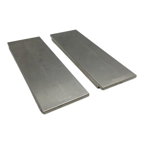 Snow peak (スノーピーク) ファニチャーアクセサリー CK-120 0.5ユニットトレー2枚セット穴無し/ケース無し/廃盤品 アイアングリルテーブル ステンレストレー 2Pセット