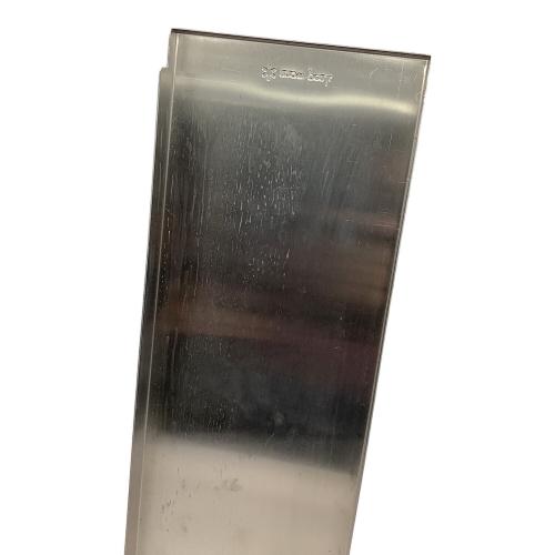 Snow peak (スノーピーク) ファニチャーアクセサリー CK-120 0.5ユニットトレー2枚セット穴無し/ケース無し/廃盤品 アイアングリルテーブル ステンレストレー 2Pセット