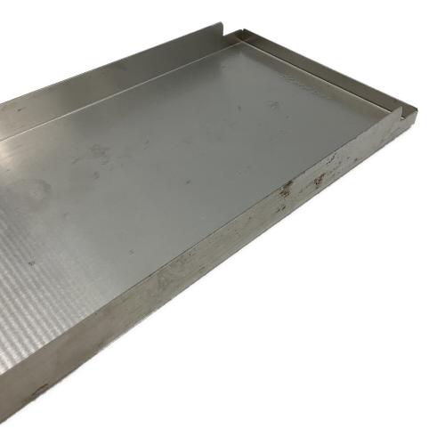 Snow peak (スノーピーク) ファニチャーアクセサリー CK-120 0.5ユニットトレー2枚セット穴無し/ケース無し/廃盤品 アイアングリルテーブル ステンレストレー 2Pセット