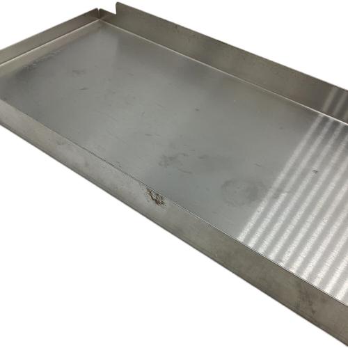 Snow peak (スノーピーク) ファニチャーアクセサリー CK-120 0.5ユニットトレー2枚セット穴無し/ケース無し/廃盤品 アイアングリルテーブル ステンレストレー 2Pセット