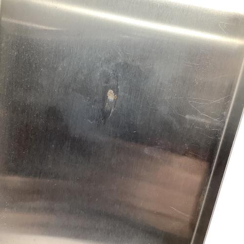 Snow peak (スノーピーク) ファニチャーアクセサリー CK-120 0.5ユニットトレー2枚セット穴無し/ケース無し/廃盤品 アイアングリルテーブル ステンレストレー 2Pセット