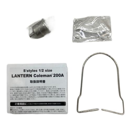 Coleman (コールマン) 1/2サイズ ミニチュアランタン 200A LEDランタン 200A195 S'styles1/2sizeLANTERN Coleman 200A 廃盤希少品