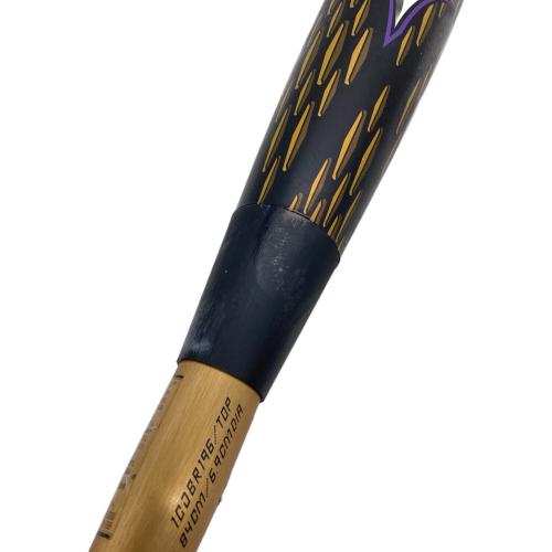 MIZUNO (ミズノ) BEYONDMAX LEGACX METAL 軟式バット 1CJBR196 85cm ブラック×イエロー