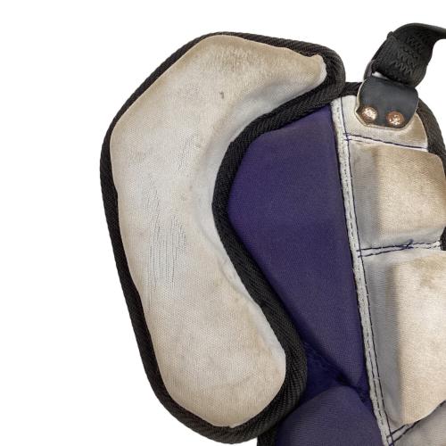 ZETT (ゼット) ヘルメット・収納ケースセット 軟式用キャッチャープロテクター ホワイト×ネイビー