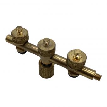 38explore (サーティーエイト・エクスプロー) ランタンアクセサリー 真鍮 ガス管アダプター二股セット