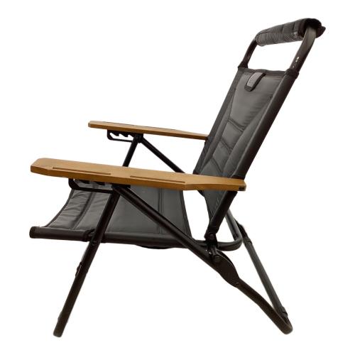 ASSOV (アッソブ) アウトドアチェア 392100 ブラック RECLINING LOW ROVER CHAIR