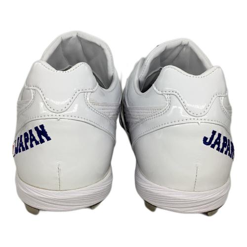 日本代表(侍ジャパン) (ニホンダイヒョウ(サムライジャパン)) 野球スパイク U-18サムライジャパン2019モデル @ メンズ SIZE 27.5cm ホワイト