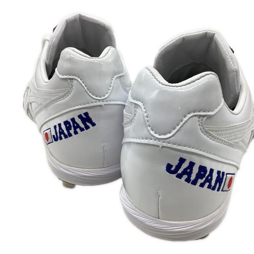 日本代表(侍ジャパン) (ニホンダイヒョウ(サムライジャパン)) 野球スパイク U-18サムライジャパン2019モデル @ メンズ SIZE 27.5cm ホワイト