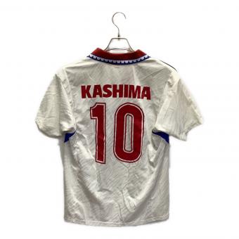 鹿島アントラーズ (カシマアントラーズ) サッカーユニフォーム NRG-142X K-TY721/GOLDWIN/日本製/@ @ メンズ SIZE L ホワイト