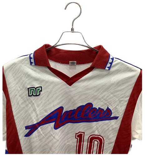 鹿島アントラーズ (カシマアントラーズ) サッカーユニフォーム NRG-142X K-TY721/GOLDWIN/日本製/@ @ メンズ SIZE L ホワイト