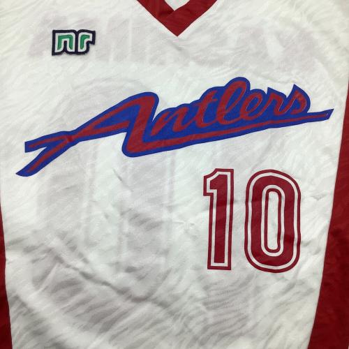 鹿島アントラーズ (カシマアントラーズ) サッカーユニフォーム NRG-142X K-TY721/GOLDWIN/日本製/@ @ メンズ SIZE L ホワイト