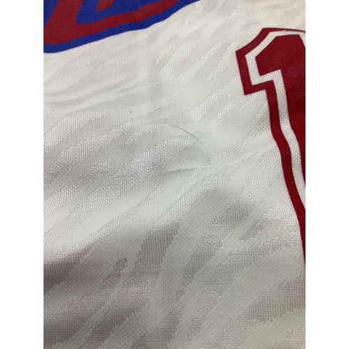 鹿島アントラーズ (カシマアントラーズ) サッカーユニフォーム NRG-142X K-TY721/GOLDWIN/日本製/@ @ メンズ SIZE L ホワイト